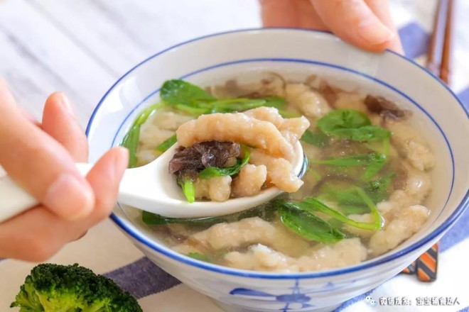 肉丸紫菜鮮湯 寶寶輔食食譜的做法