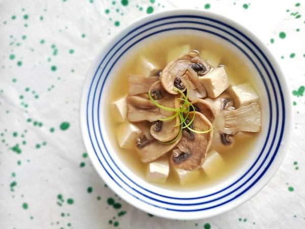 「鮮」口蘑豆腐快手暖湯