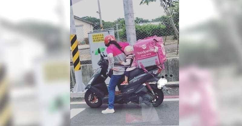 老婆拋下他們!單親爸寒風中「單手抱3歲女兒送外賣」 「不捨孩子跟他四處奔波」父愛令人動容