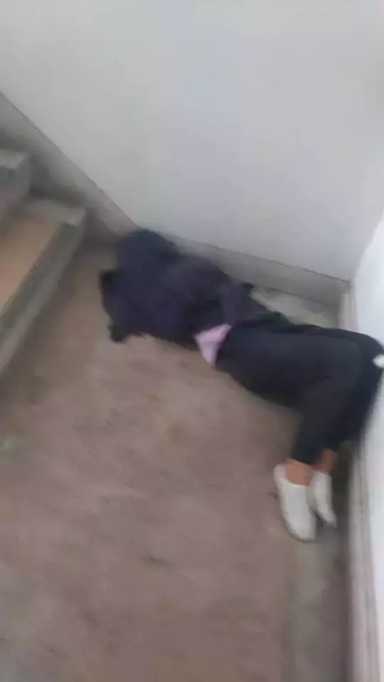 放假不出遊,2姊妹陪爸爸到工地賺錢,累倒直接睡樓梯,讓孩子體會賺錢的辛苦,網大贊:超棒的家長