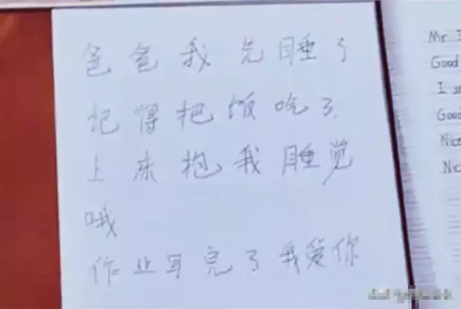 父子相依為命!「單親爸爸深夜下班」回家,看見兒子給自己留的「飯和字條」,忍不住流淚,網感動:來報恩的孩子