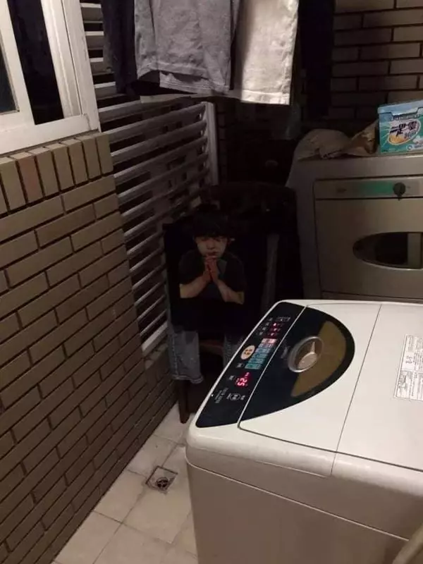 晚上曬衣服驚見「有個小孩蹲在角落」 求救室友「真相讓他飆粗話」:大哥第二次了