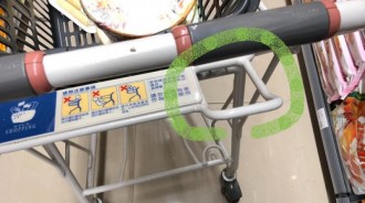 不是掛包包？超市推車「方框」功能正解曝光