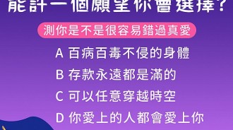 拿到神燈能許一個願望你會選擇？測你容不容易錯過真愛！