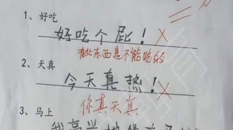 這位小學生的造句把老師氣壞