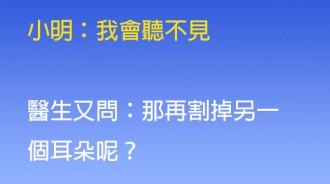 小明跟醫生的對話，讓大家都傻眼了！