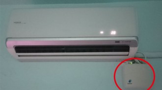他網問「為何別人家冷氣下方有這神秘盒子」內行網友笑：你該慶幸不用裝啊！