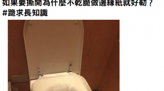 網友疑惑「廁所坐墊紙」到底怎樣使用才正確？看完正確使用步驟網友驚：原來我一直都放反