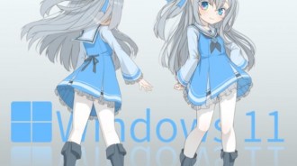 Windows娘化已成姐系，網友創作蘿莉同人圖：能吸引你升級嗎？