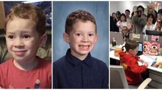 大家都看過他的表情包！假笑男孩「靠尷尬笑容」2歲爆紅全球　11歲「後台秒收商業笑容」近況曝光