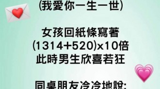 妹子的答案…是告白成功嗎？