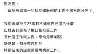 女友月薪4萬5卻被提分手！男方給出「這種理由」引眾人議論：到底哪裡錯？