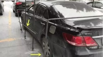 女司機霸佔私人停車位睡覺，見到愛車不敢再任性「花兩萬才開走」網狂贊：送你一個「地宮」看你下次敢不敢