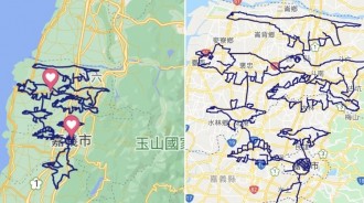 赫見侏羅紀公園！台灣神人「Google地圖當畫布」爆紅　可愛創意「GPS畫出美人魚更狂」萬人讚爆