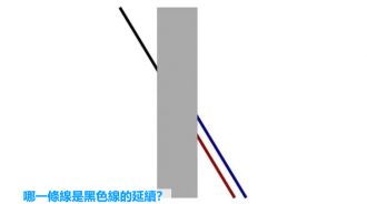 哪一條線是黑色線的延續？