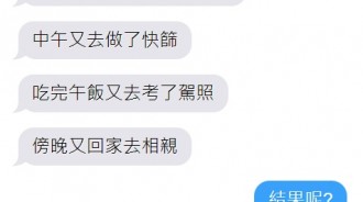 結果有點悲傷…
