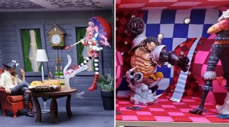《海賊王》：真愛粉！海迷用手辦完美還原《海賊王》經典場景，網友：魯夫你在對娜美做什麼？