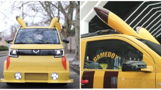 長長耳朵超可愛！超Q萌「皮卡丘車車」夢幻登場　精美設計「車尾閃電招牌標誌」粉絲全融化❤️