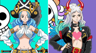海賊王劇場版：海米畫出4位女角色的海報，薇薇好贊，女帝這次服裝顯胖啊