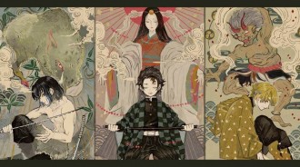 浮世繪《鬼滅之刃》：畫風罕見超獨特，童磨真是個迷人的大反派