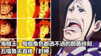 海賊王：每個角色都逃不過的顏藝時刻，五檔魯夫直接「封神」