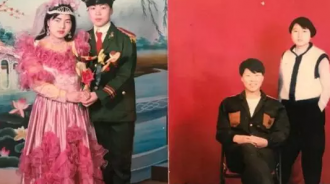 爸你當年怎麼下得了手？爸媽婚前合照「乍看以為是兄弟」　網笑翻瘋曬「更狂父母舊照」：我的天啊  