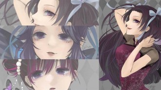 鬼滅之刃：蝶屋四美穿上旗袍，蝴蝶忍百看不厭，香奈乎又美又颯