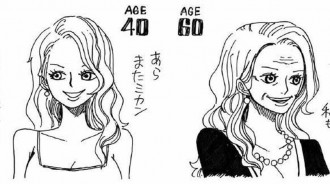 《海賊王》尾田曾畫出魯夫40的樣子後，粉絲也畫出烏索普、娜美40-60歲樣子