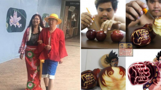 海賊王：廉價cos哥再出新作，三個蘋果神還原魯夫四檔！