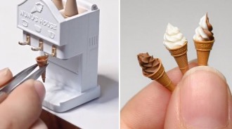 真的能擠出來！微型大師打造「指尖上的冰淇淋機」　再加碼「超可愛章魚燒機」小丸子熱騰騰出爐❤️