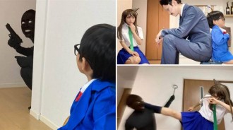 太酷了！日本男coser結婚後，帶著妻兒一起玩cos，甚至可以出女角