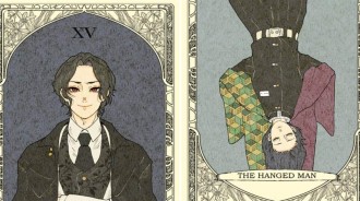 將《鬼滅之刃》的角色畫成塔羅牌，無慘這顏值也太高了吧，這麼陽光的少年感是什麼情況
