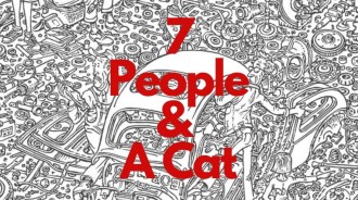 黑白錯覺圖「7人1貓藏裡面」你找得到嗎？據說全找到的人智商高?