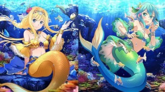 當刀劍角色遇上美人魚，詩乃絕美莉茲骨折，網友：亞斯娜不配？