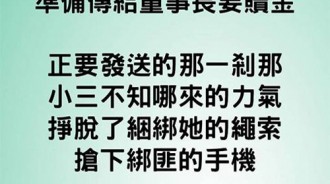 果然是小三...最了解董事長!!!