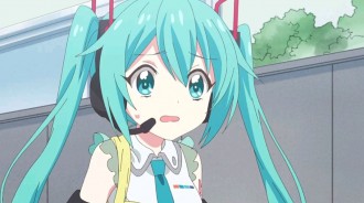 再次實現在動畫客串登場的初音未來 大蔥被搶走 蔥娘反而賺了10日元