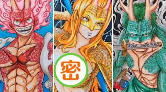海賊王同人：這個娜美和女帝實在是太可了！當草帽一夥全員化身凱多青龍形態