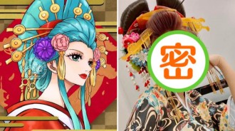 海賊王：明日花綺羅cos花魁小紫，效果太好看，不愧是老師