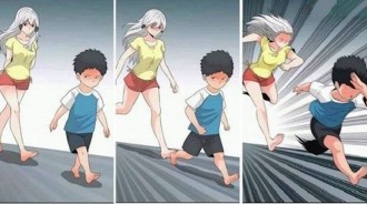 短篇漫畫：男孩被御姐尾隨，找了「顏藝」大哥哥來幫忙