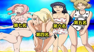 網友票選《火影忍者》「最誘人美腿」TOP 7！辣媽照美冥排不上榜，第一名的誘人犯罪！！