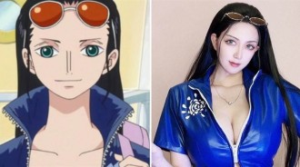 海賊王：小姐姐COS羅賓，身形高挑性感，還原度如同定製等身手辦~