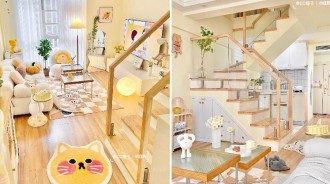 女孩的秘密基地❤️34坪小套房「變身溫馨繽紛LOFT」　走上樓梯「可愛臥室少女心爆發」想立刻搬進去