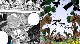 海賊王1055話：烏塔出現在正片，尾田偏愛紅髮，綠牛成為大將之恥