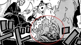 海賊王1058話細節，克爾拉的黑絲不見了，山治化身太陽神尼卡