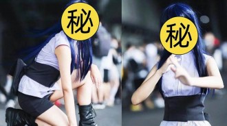 火影忍者：終於在現實中找到雛田，漫畫腿神還原，唯一不足是身材