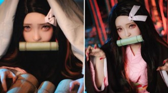 禰豆子：什麼叫一張嘴拯救整張臉？鬆開竹筒那一刻，漫迷：出真人版吧