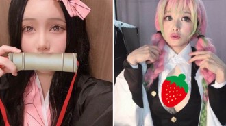 日本女鋼琴手COS鬼滅之刃角色，網友：好慌！不知道該把目光放到哪裡了