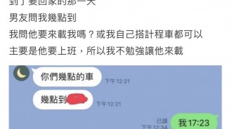 男朋友接送遲到了十分鐘，最後分手了....到底是誰的問題？