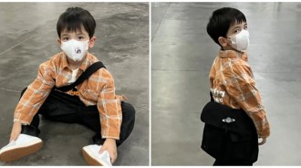 意圖騙人生男孩！電眼「口罩帥氣小男娃」迷倒眾人　口罩下「混血精靈王子五官」出演偶像劇都OK❤️