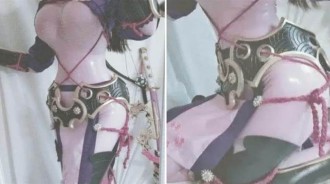 大一學妹COS源賴光，穿「宅男殺手」膠衣秀身材，我竟不能自已